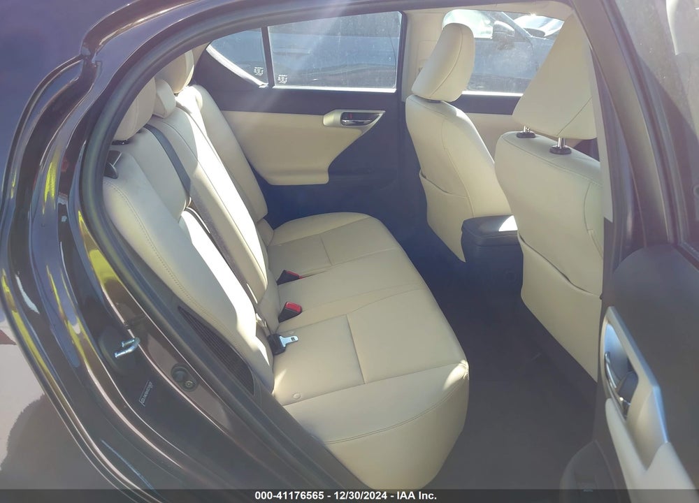 2012 LEXUS CT 200H VIN: JTHKD5BH3C2108438