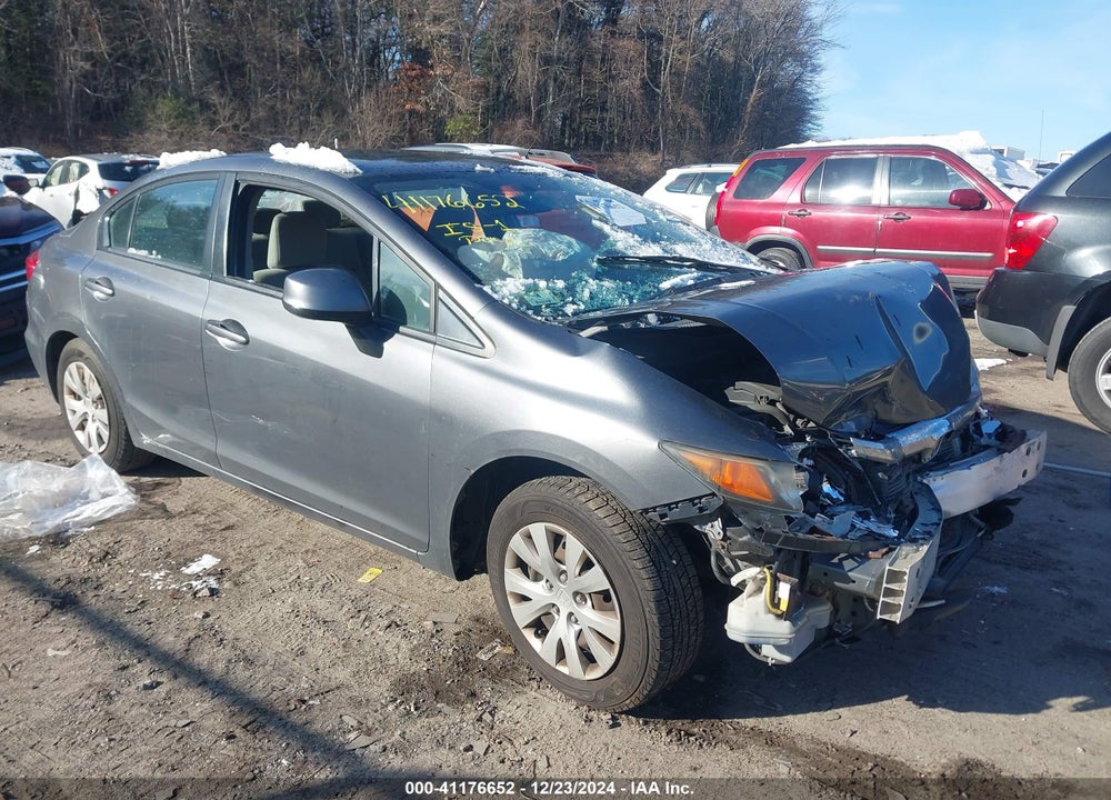 2012 HONDA CIVIC SDN LX VIN: 2HGFB2F58CH313320