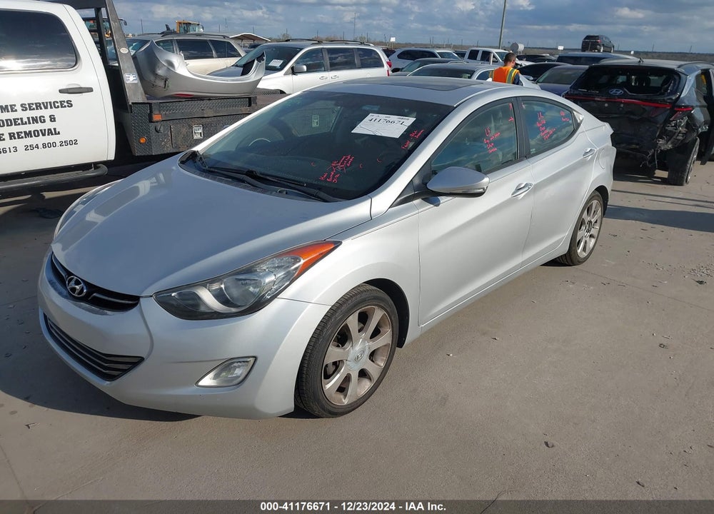 2013 HYUNDAI ELANTRA VIN: KMHDH4AE0DU496147