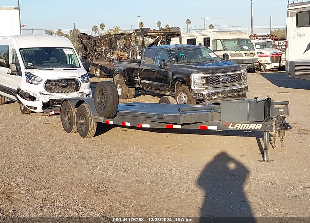 2021 LAMAR FLATBED TRAILER VIN: 5RVCC2025MP097779