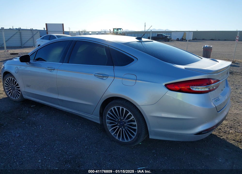 2018 FORD FUSION ENERGI TITANIUM VIN: 3FA6P0SUXJR123513