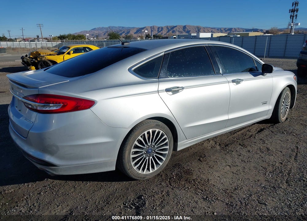 2018 FORD FUSION ENERGI TITANIUM VIN: 3FA6P0SUXJR123513