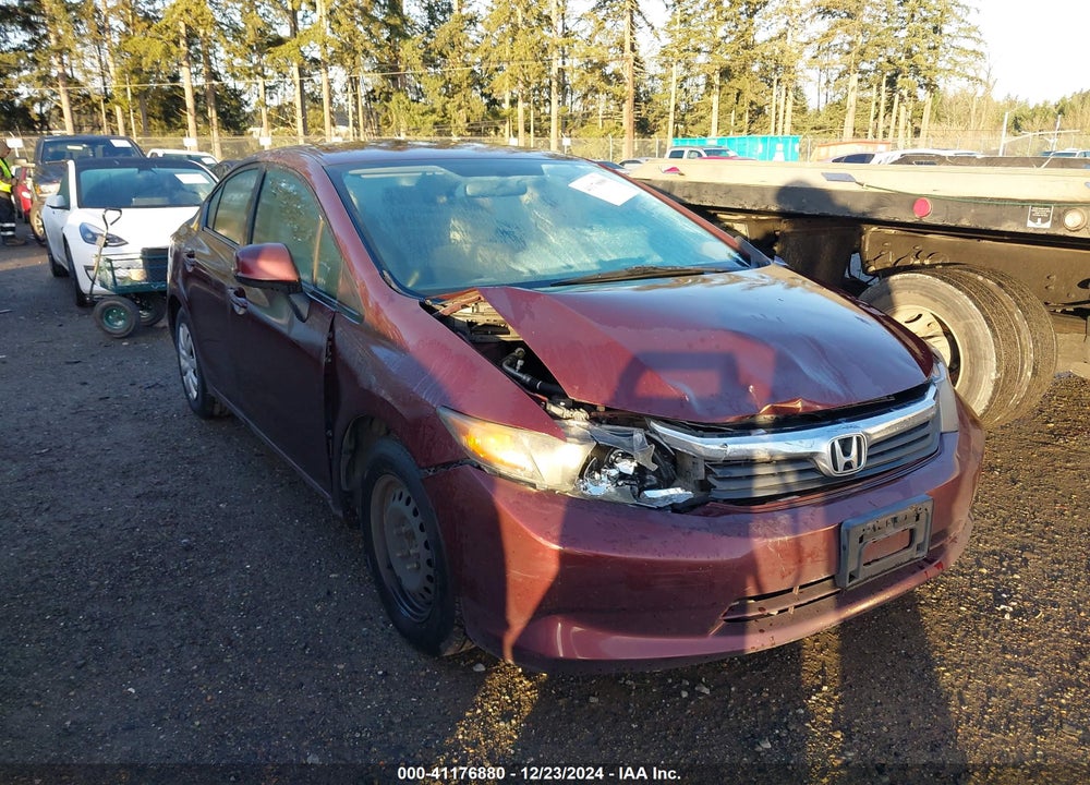 2012 HONDA CIVIC SDN LX VIN: 19XFB2F5XCE303589
