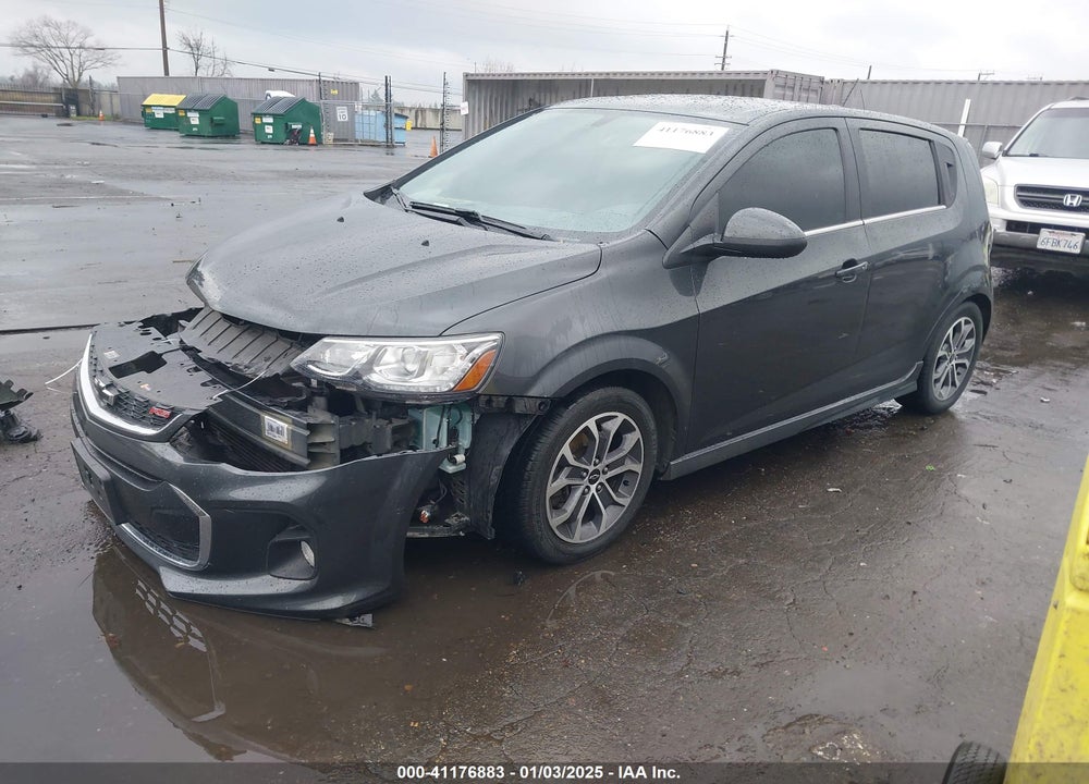 2019 CHEVROLET SONIC LT AUTO VIN: 1G1JD6SB8K4147388
