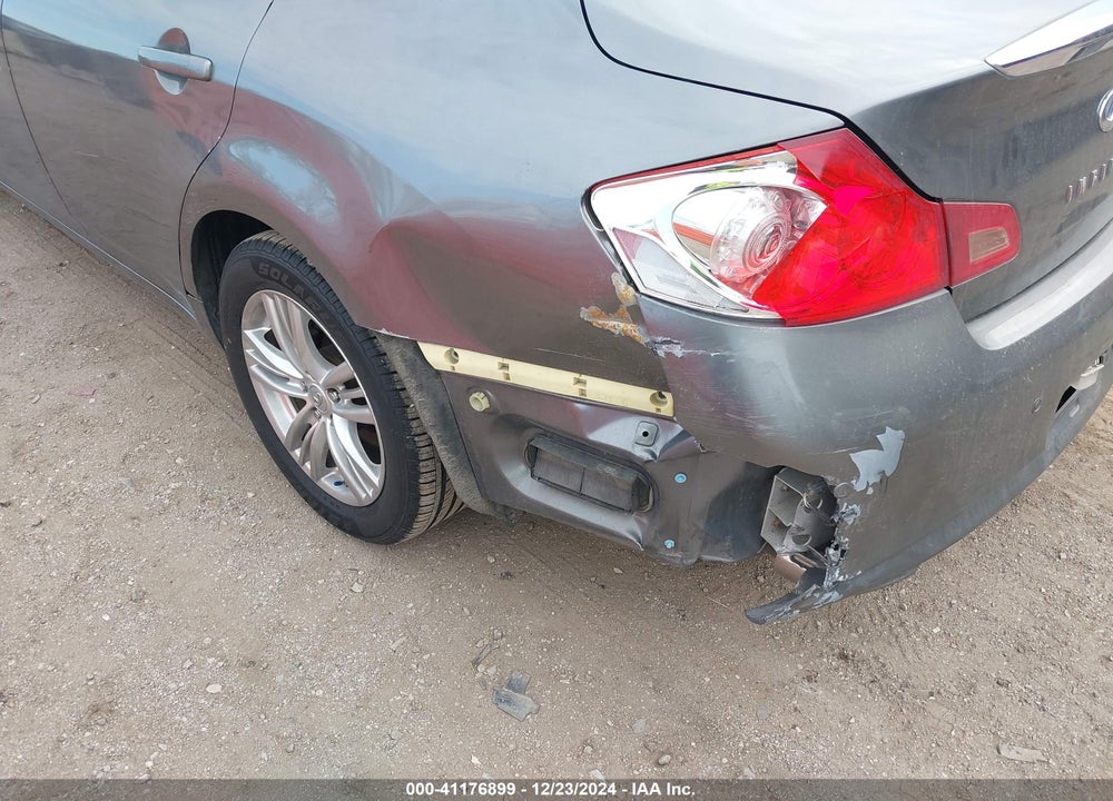 2013 INFINITI G37X VIN: JN1CV6AR8DM357720