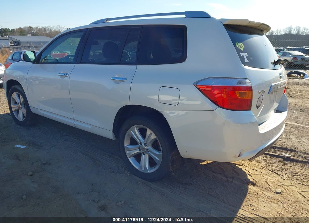 2008 TOYOTA HIGHLANDER LIMITED VIN: JTEDS42A182051852