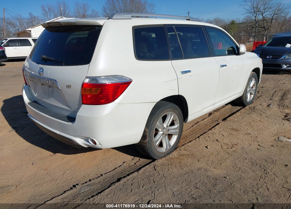 2008 TOYOTA HIGHLANDER LIMITED VIN: JTEDS42A182051852