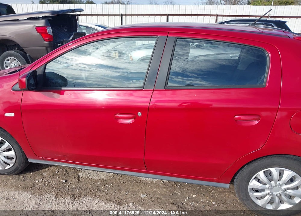 2019 MITSUBISHI MIRAGE ES/RF VIN: ML32A3HJ6KH014786