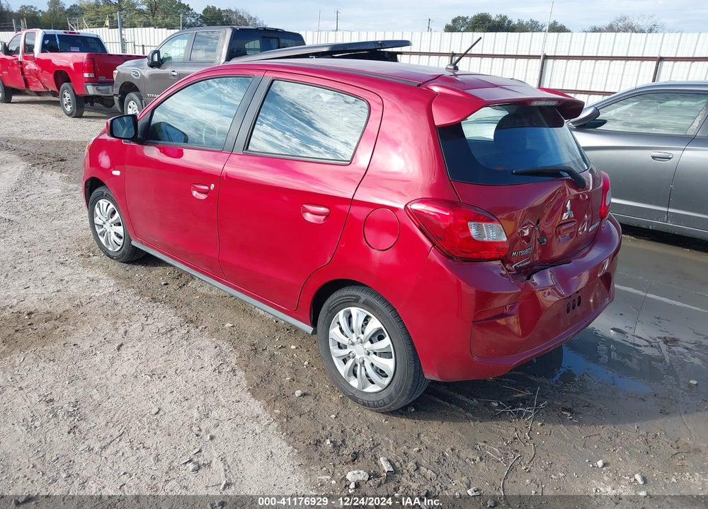 2019 MITSUBISHI MIRAGE ES/RF VIN: ML32A3HJ6KH014786