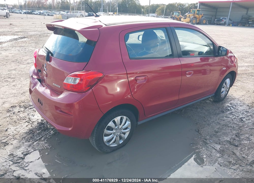 2019 MITSUBISHI MIRAGE ES/RF VIN: ML32A3HJ6KH014786