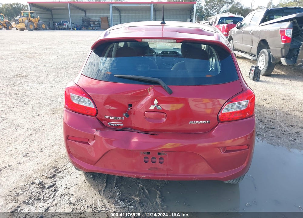 2019 MITSUBISHI MIRAGE ES/RF VIN: ML32A3HJ6KH014786