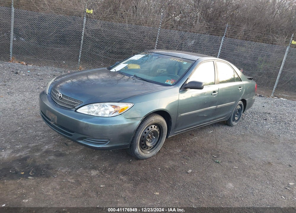 2002 TOYOTA CAMRY XLE VIN: 4T1BE32K62U537621