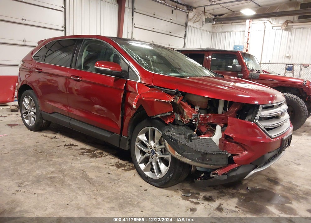 2015 FORD EDGE TITANIUM VIN: 2FMTK4K85FBB89989