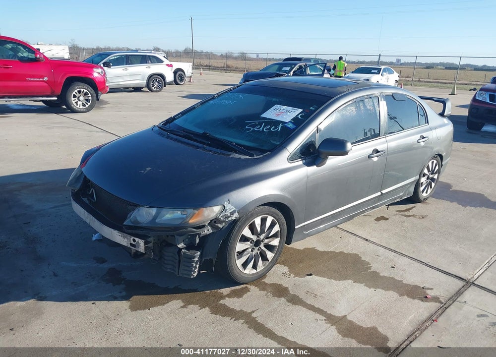 2009 HONDA CIVIC EX-L VIN: 2HGFA16989H338727