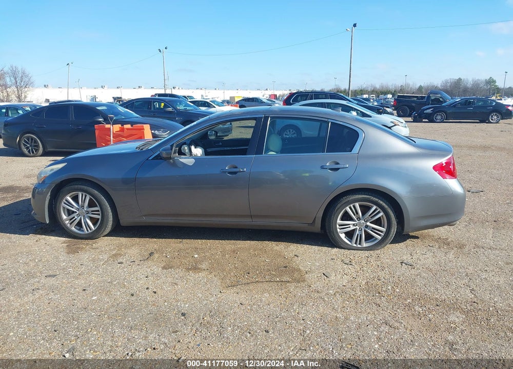 2012 INFINITI G25 X VIN: JN1DV6AR0CM731708