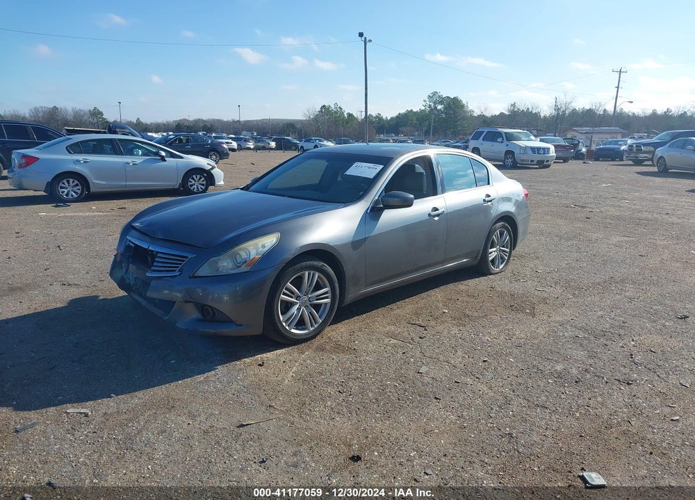 2012 INFINITI G25 X VIN: JN1DV6AR0CM731708