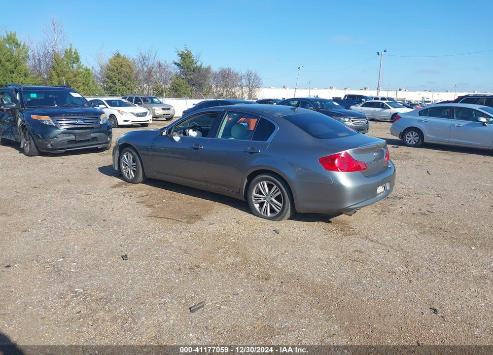 2012 INFINITI G25 X VIN: JN1DV6AR0CM731708