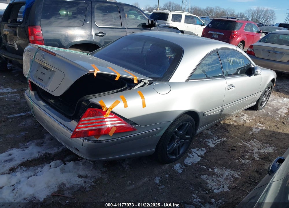 2003 MERCEDES-BENZ CL 500 VIN: WDBPJ75J33A035974