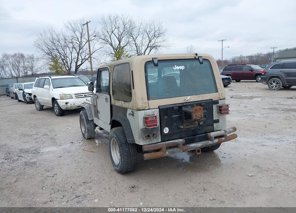 1989 JEEP WRANGLER / YJ VIN: 2J4FY19E8KJ146526