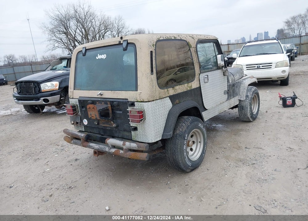 1989 JEEP WRANGLER / YJ VIN: 2J4FY19E8KJ146526