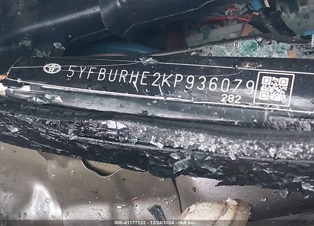 2019 TOYOTA COROLLA VIN: 5YFBURHE2KP936079