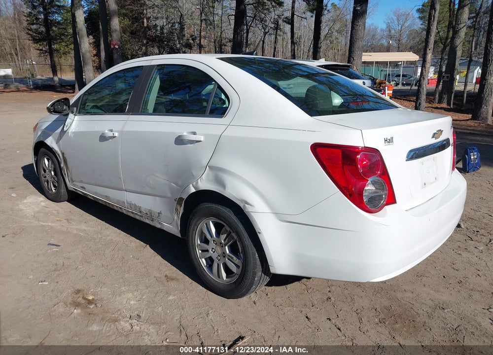 2014 CHEVROLET SONIC LT AUTO VIN: 1G1JC5SBXE4109288