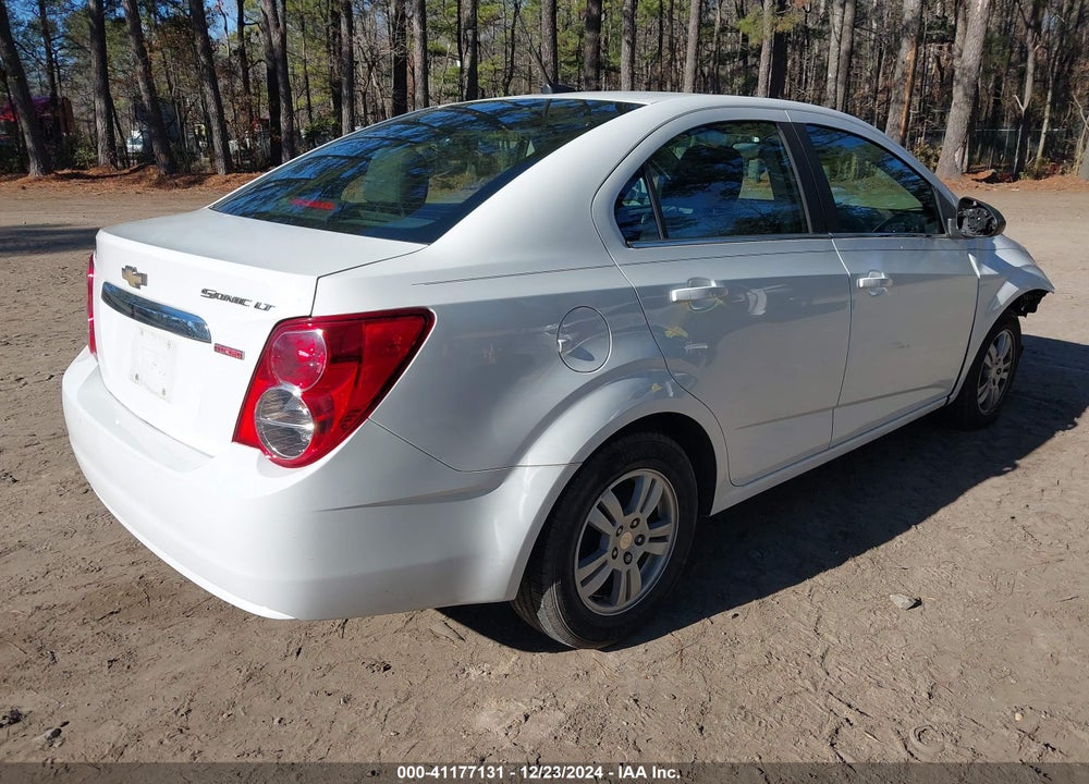 2014 CHEVROLET SONIC LT AUTO VIN: 1G1JC5SBXE4109288