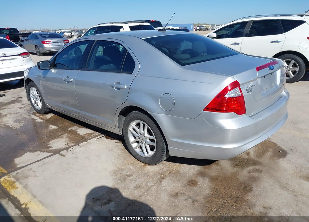 2012 FORD FUSION VIN: 3FAHP0GAXCR124512