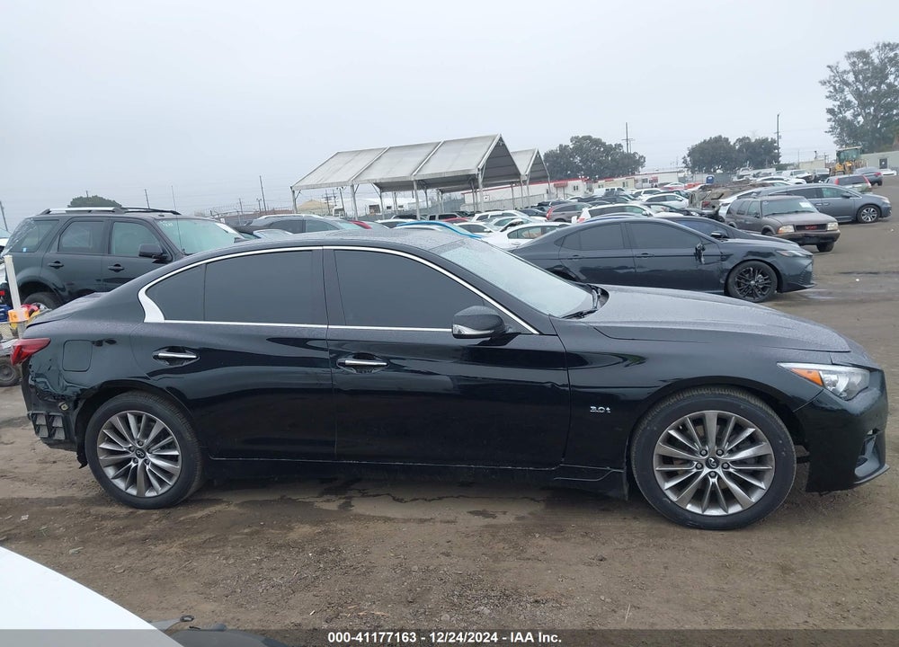2018 INFINITI Q50 3.0T LUXE VIN: JN1EV7AR4JM443312