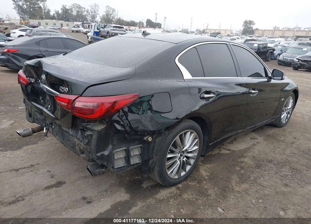 2018 INFINITI Q50 3.0T LUXE VIN: JN1EV7AR4JM443312