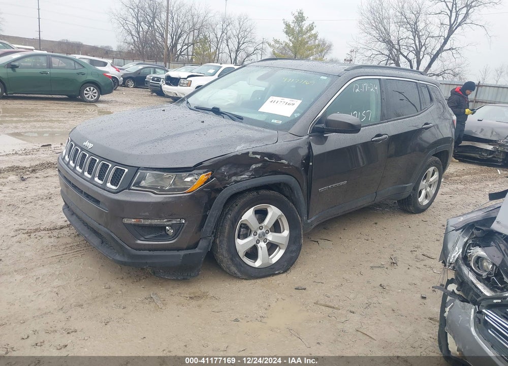 2018 JEEP COMPASS LATITUDE FWD VIN: 3C4NJCBB6JT487681