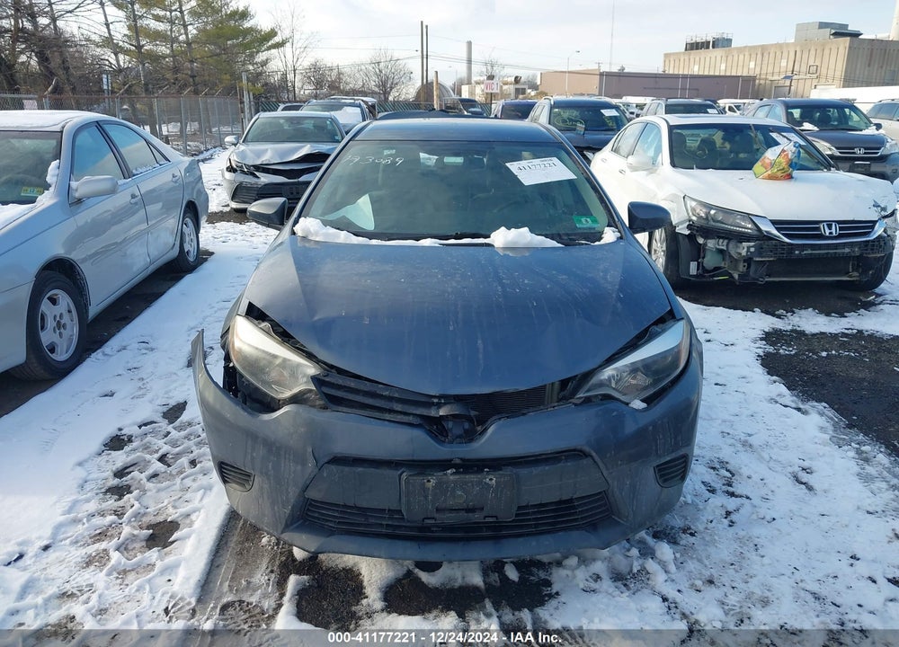 2014 TOYOTA COROLLA LE VIN: 2T1BURHE5EC198847