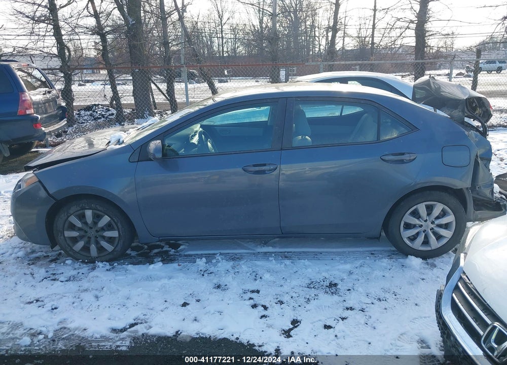 2014 TOYOTA COROLLA LE VIN: 2T1BURHE5EC198847