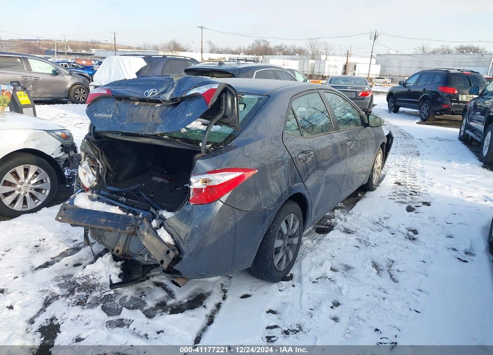 2014 TOYOTA COROLLA LE VIN: 2T1BURHE5EC198847