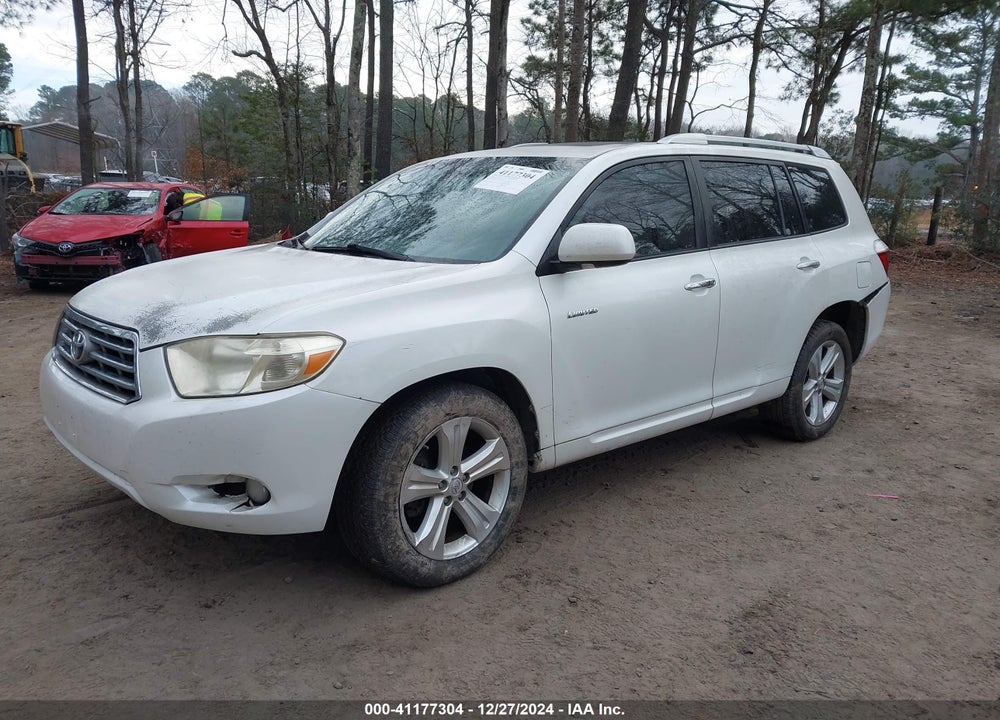 2008 TOYOTA HIGHLANDER LIMITED VIN: JTEES42A682033139