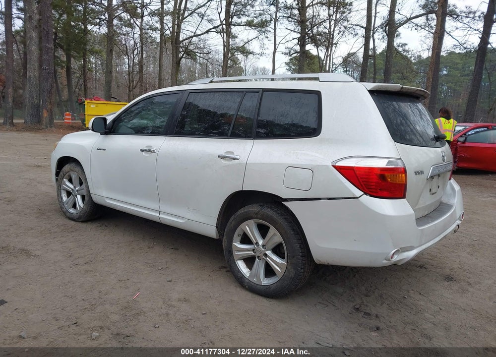 2008 TOYOTA HIGHLANDER LIMITED VIN: JTEES42A682033139