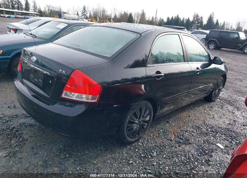 2007 KIA SPECTRA EX VIN: KNAFE121175403518