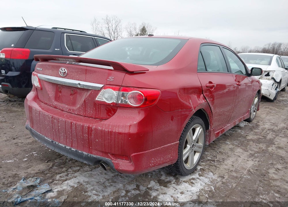 2013 TOYOTA COROLLA S VIN: 5YFBU4EE5DP110854