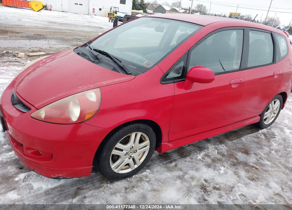 2008 HONDA FIT SPORT VIN: JHMGD38678S045030