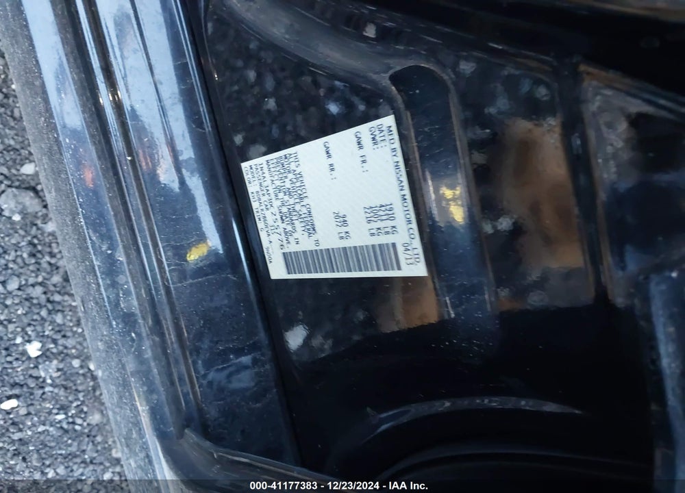 2013 NISSAN ALTIMA VIN: 1N4AL3AP3DC255776