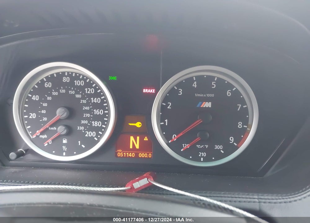 2007 BMW M6 VIN: WBSEK93537CY78910