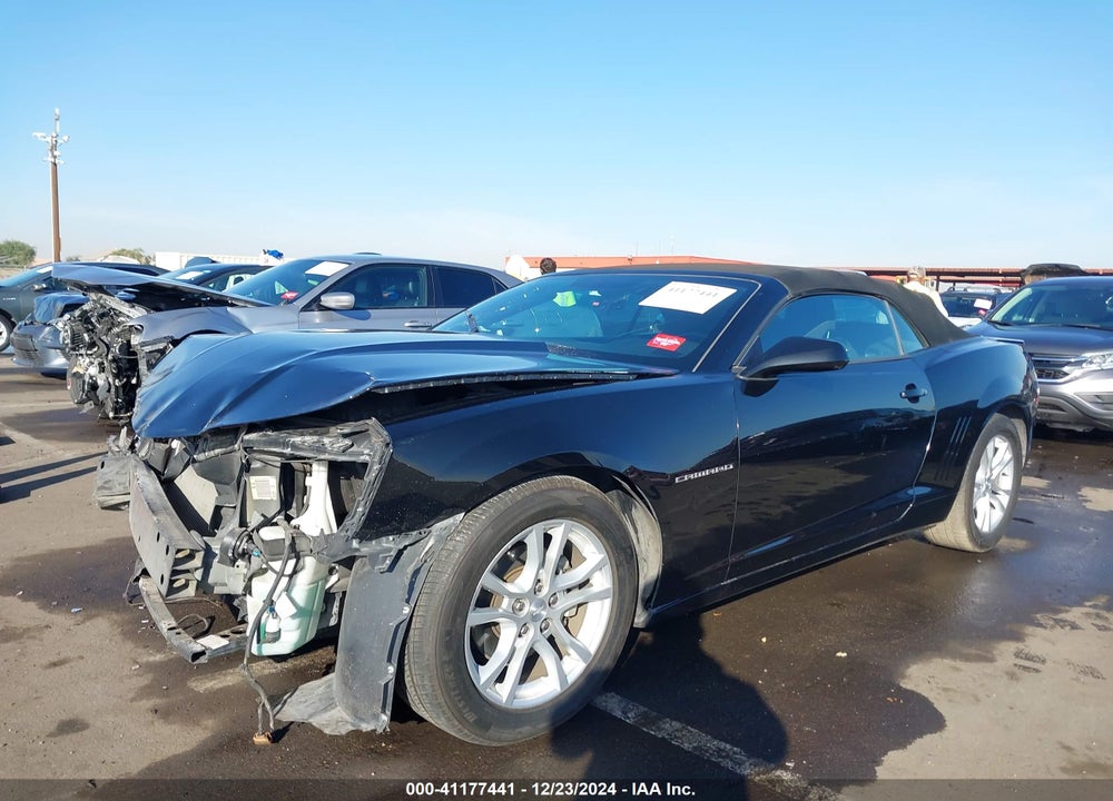 2015 CHEVROLET CAMARO VIN: 2G1FD3D39F9127552