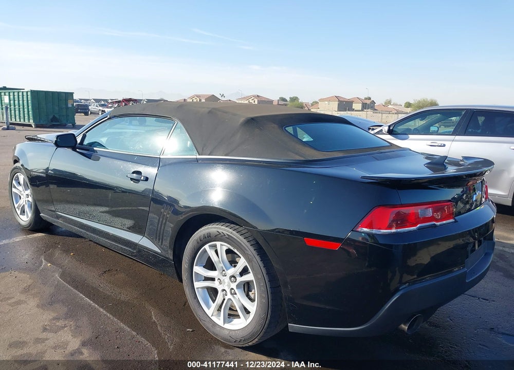2015 CHEVROLET CAMARO VIN: 2G1FD3D39F9127552