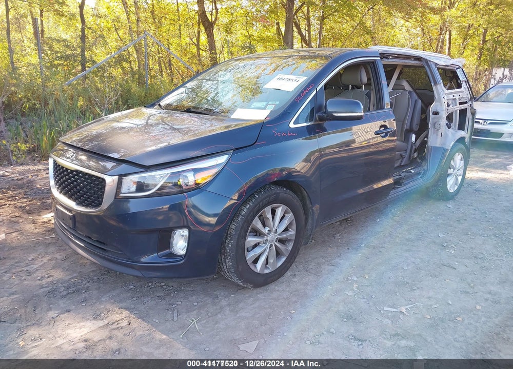 2016 KIA SEDONA EX VIN: KNDMC5C1XG6108224
