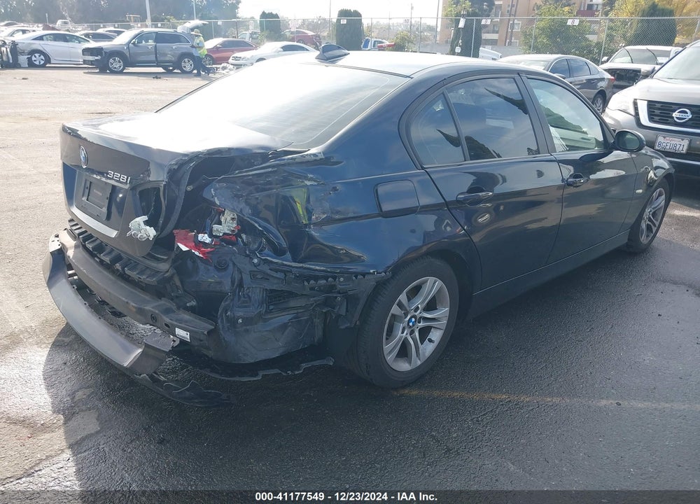 2008 BMW 328I VIN: WBAVA37528NL51588