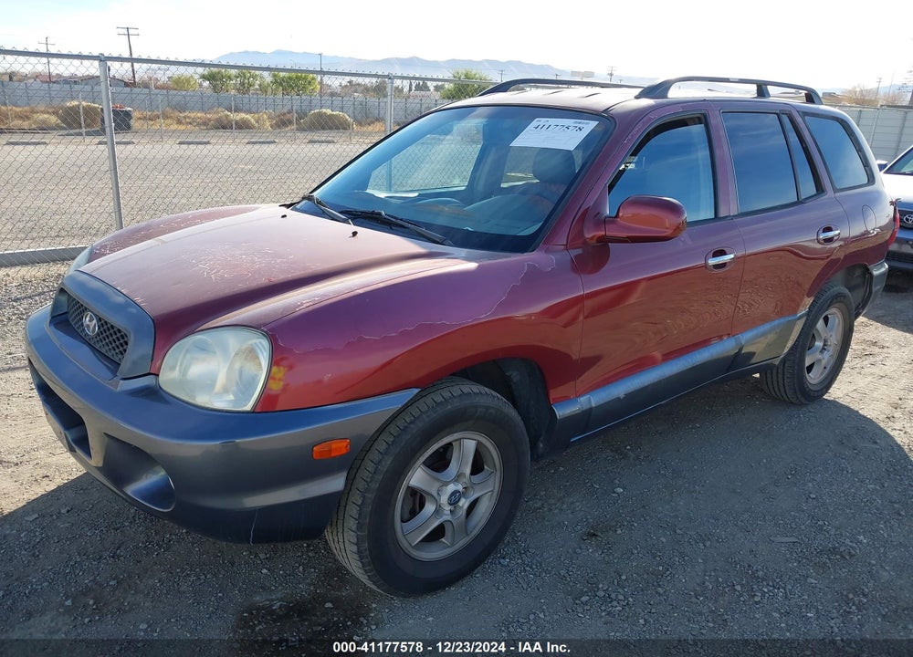 2004 HYUNDAI SANTA FE GLS/LX VIN: KM8SC13E94U821489