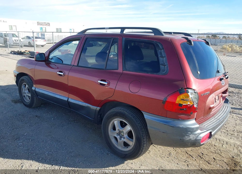2004 HYUNDAI SANTA FE GLS/LX VIN: KM8SC13E94U821489