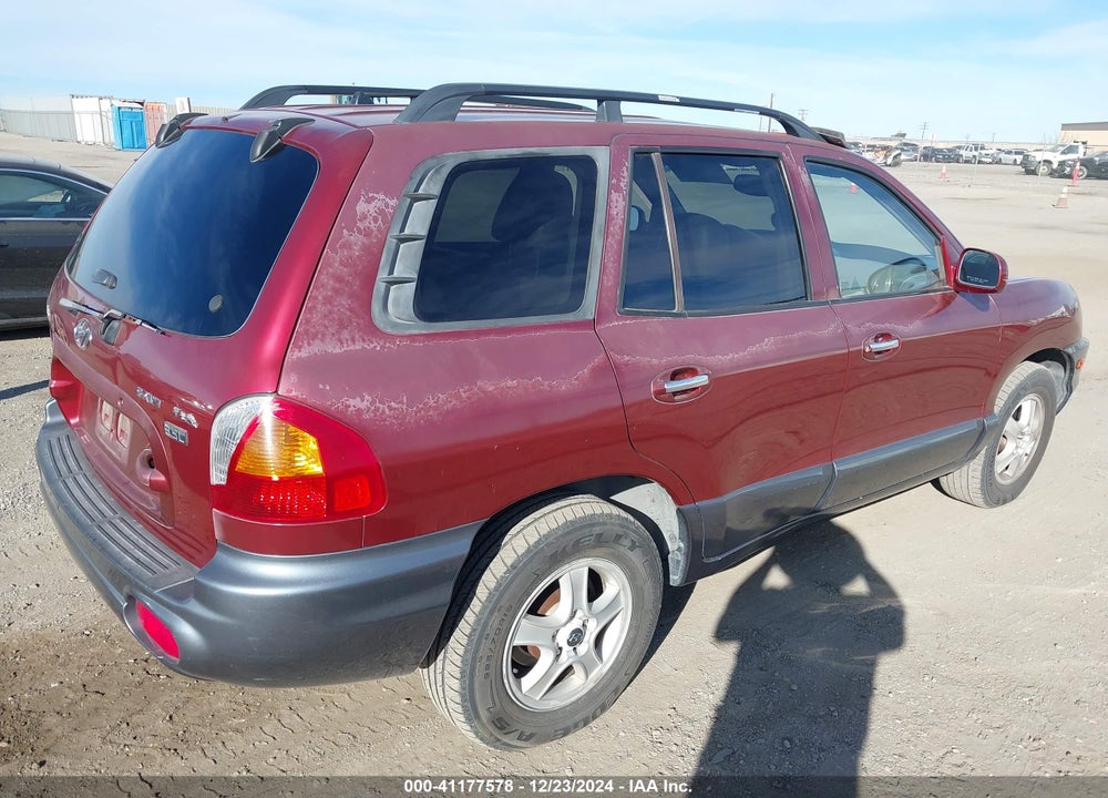 2004 HYUNDAI SANTA FE GLS/LX VIN: KM8SC13E94U821489
