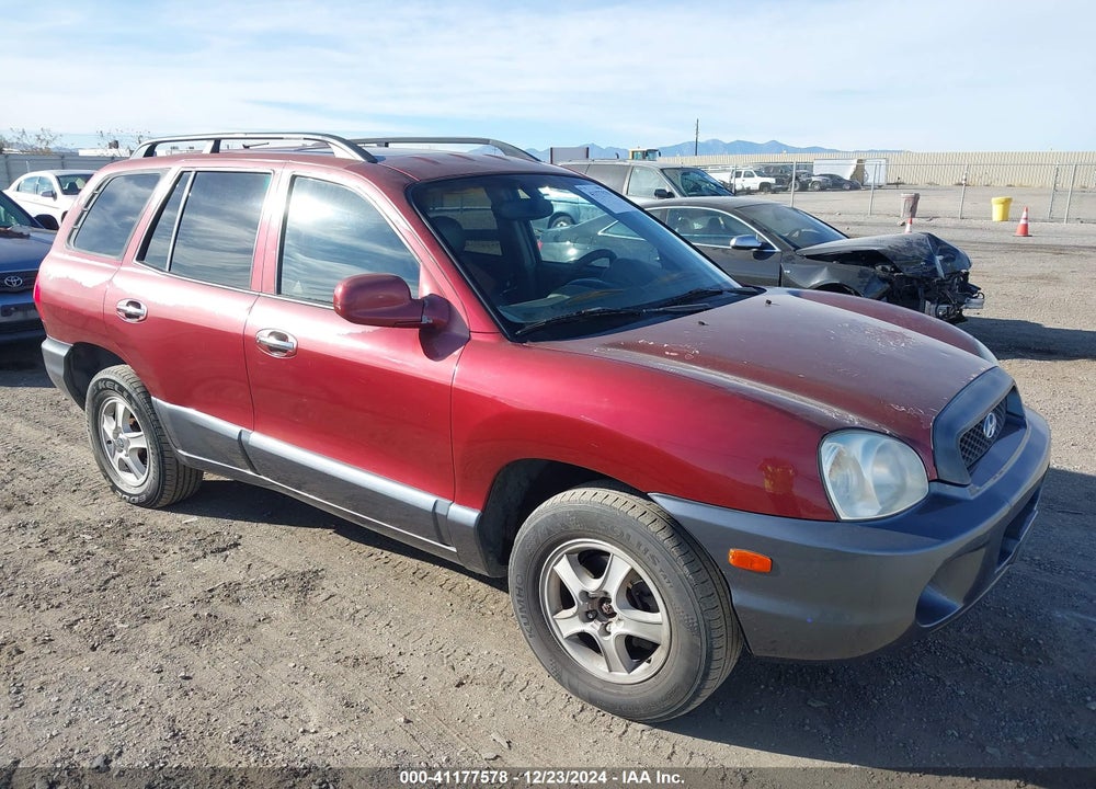 2004 HYUNDAI SANTA FE GLS/LX VIN: KM8SC13E94U821489