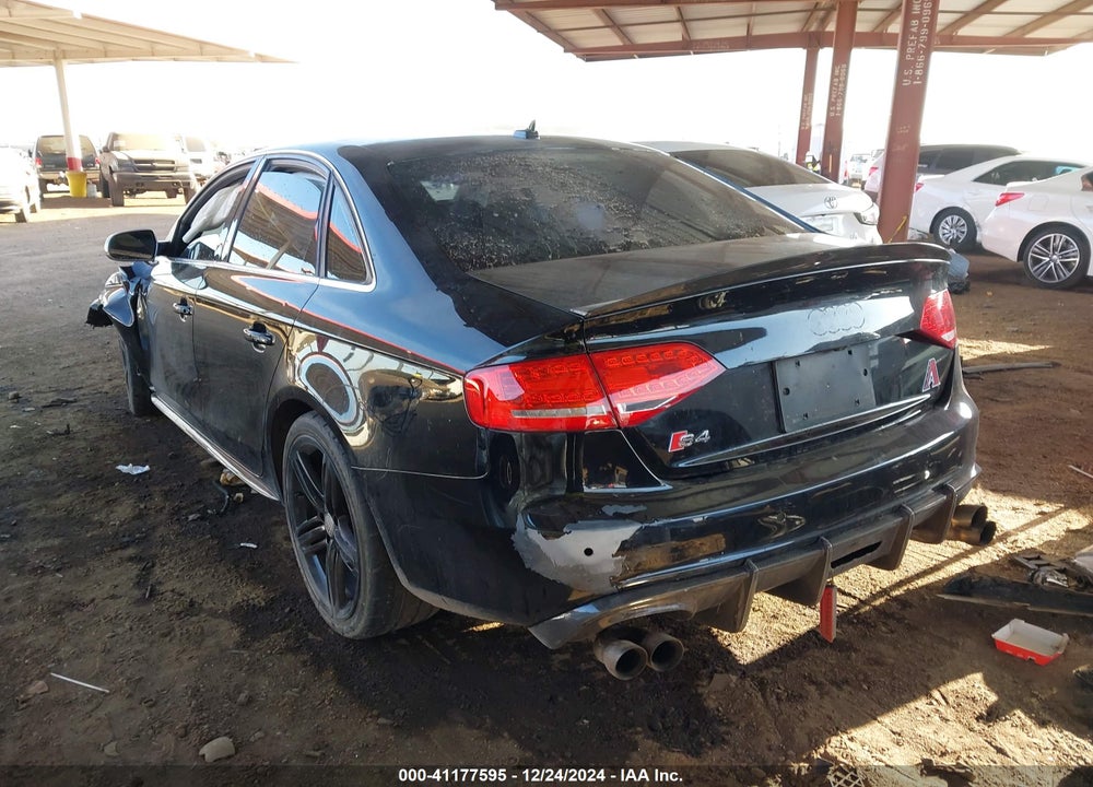 2011 AUDI S4 VIN: WAUKGAFLXBA154527